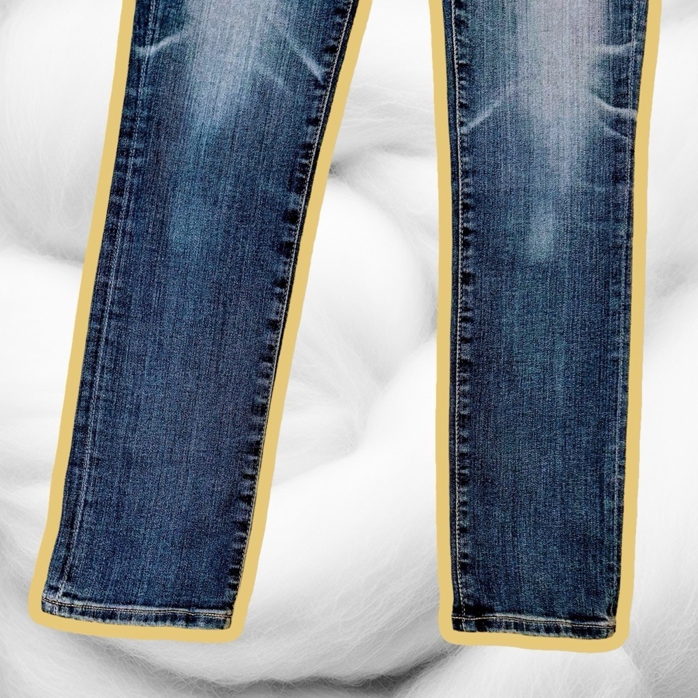 AG Adriano Goldschmied Medium Wash ‘Mari’ High-Rise Straight Leg Jeans Size 26R - Picture 13 of 16